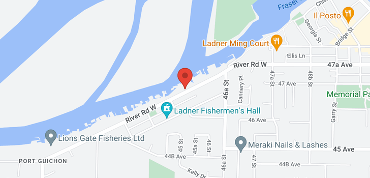 map of 4525 RIVER ROAD